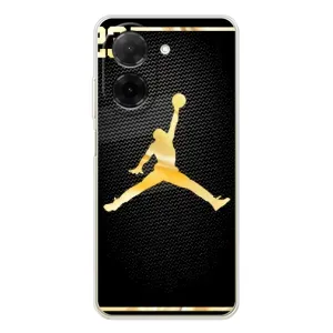 Силиконовый Чехол Nike Air Jordan на Редми А5 (Джордан 23)