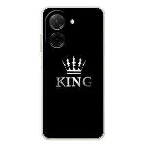 Чохол (Корона на чорному фоні) для Редмі А5 (KING)
