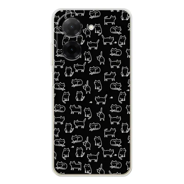 Чехол с рисунком «Котики на черном» для Xiaomi Redmi A5 (EU) Чехол с рисунком «Котики на черном» для Xiaomi Redmi A5 (EU)