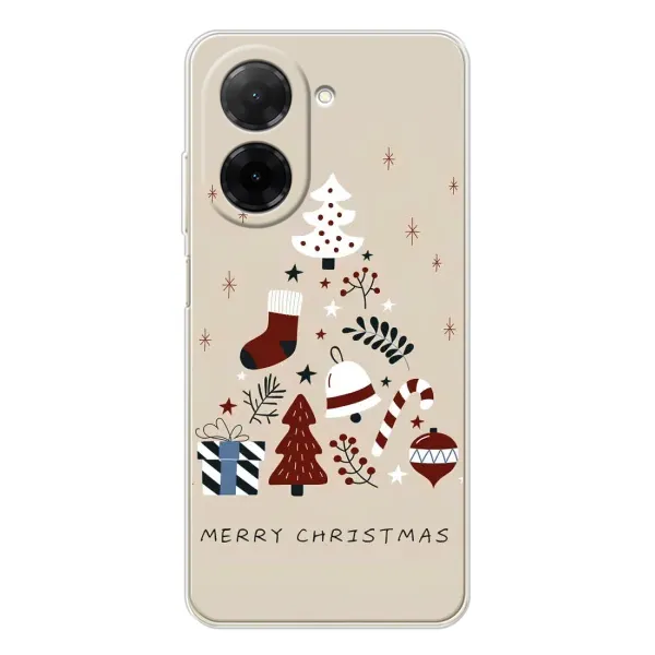 Чехол с рисунком «Merry Christmas» для Xiaomi Redmi A5 (EU)