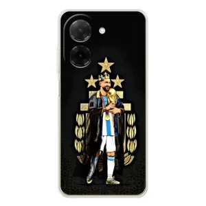 Чехлы Лео Месси Аргентина для Xiaomi Redmi A5 (Месси король)