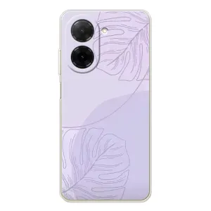 Чохол квітковий дизайн для Xiaomi Redmi A5 (Монстера фіолетова)
