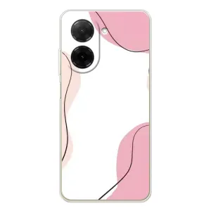 Чохол квітковий дизайн для Xiaomi Redmi A5 (Рожевий фон)