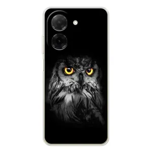Чохли з принтом СОВИ для Xiaomi Redmi A5 (Сова на чорному)
