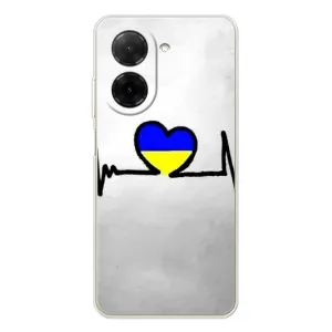 Силиконовый Чехол на Xiaomi Redmi A5 (Я-Украина) (Украинская кардиограмма)