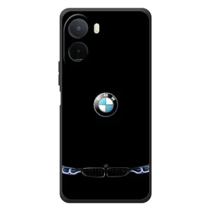 Силиконовый бампер с картинкой машины на Xiaomi Redmi A7 Pro (Черный BMW)