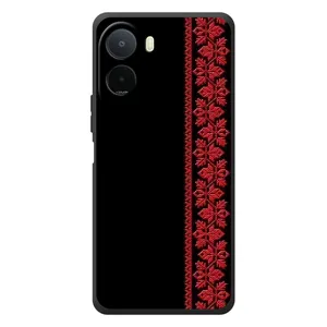 Силіконовый Чохол на Xiaomi Redmi A7 Pro (Червона вишиванка)
