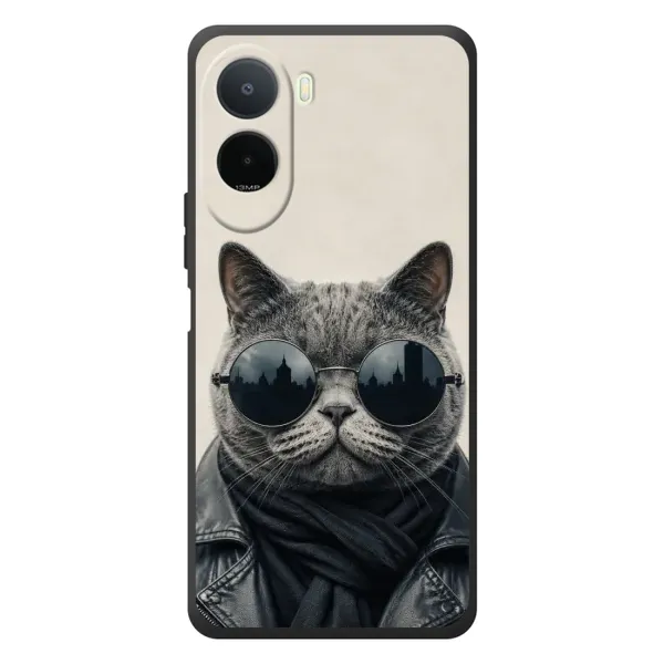 Чехол с рисунком «Модный кот» для Xiaomi Redmi A7 Pro Чехол с рисунком «Модный кот» для Xiaomi Redmi A7 Pro