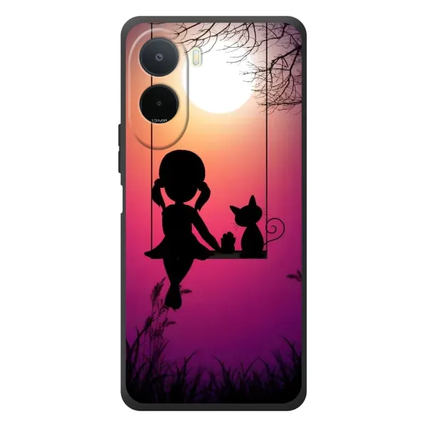 Чехол с рисунком «На качели» для Xiaomi Redmi A7 Pro