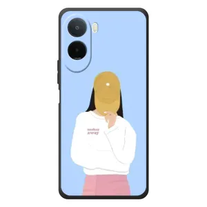 Силіконовый Чохол на Xiaomi Redmi A7 Pro з картинкой Модных девушек (Жовта кепка)