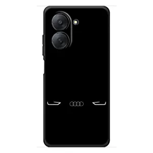 Силіконовий бампер з картинкою машини на Xiaomi Redmi A7 (Сілует Audi)