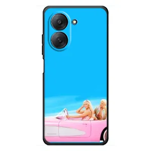 Силиконовый Чехол Барби Фильм на Xiaomi Redmi A7 (Барби и Кен)