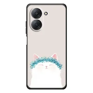 Чехол на тематику: Коты для Xiaomi Redmi A7 (Белый котик)