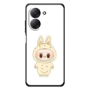 Чехол с принтом Лабубу для Xiaomi Redmi A7 (Бежевый Лабубу)