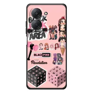 Чехлы с картинкой для Xiaomi Redmi A7 (BLACK PINK коллаж)