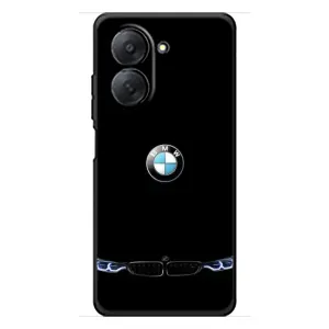 Силіконовий бампер з картинкою машини на Xiaomi Redmi A7 (Чорний BMW)