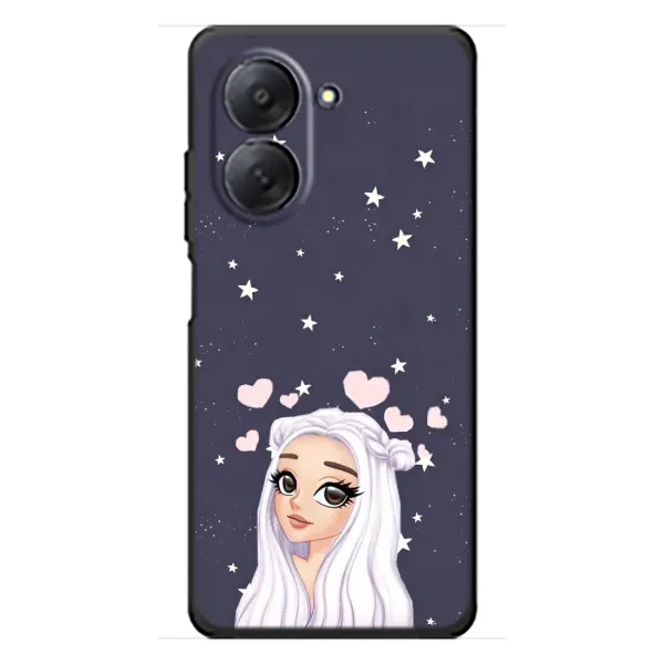 Чехол с рисунком «Девушка и сердечки» для Xiaomi Redmi A7 Чехол с рисунком «Девушка и сердечки» для Xiaomi Redmi A7