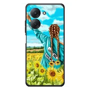 Чохол Стильні дівчата на Xiaomi Redmi A7 (Дівчина на полі)