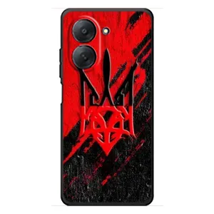 Чехлы УПА (Красно-Чёрный) на Xiaomi Redmi A7 (Герб в цвете УПА)