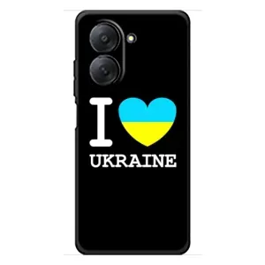 Чехол с Украинской символикой на Сяоми Редми А7 (I Love Ukraine)