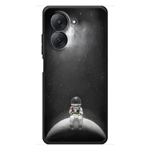 Силиконовый Чехол с принтом "Космонавты" на Xiaomi Redmi A7 (Космонавт романтик)