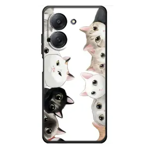 Силиконовый чехол с котиком для Xiaomi Redmi A7 (Коты)