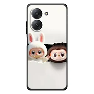 Чехол с принтом Лабубу для Xiaomi Redmi A7 (Фигурки Labubu)