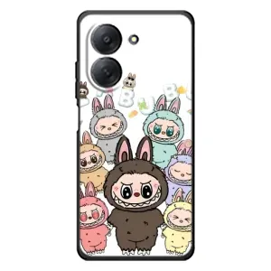 Чехол с принтом Лабубу для Xiaomi Redmi A7 (Маленькие Лабубу)