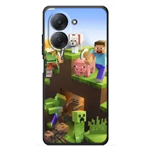 Чехлы для Xiaomi Redmi A7 (Персонажи Майн Крафт) (Майн-крафт)