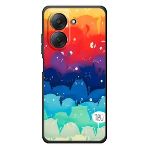 Силиконовый чехол с котиком для Xiaomi Redmi A7 (Mew)