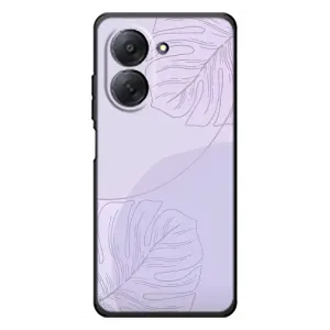 Чохол квітковий дизайн для Xiaomi Redmi A7 (Монстера фіолетова)