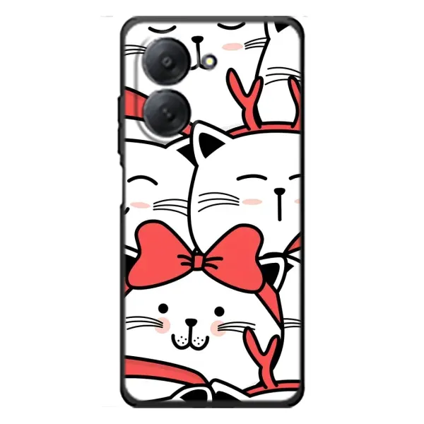 Чехол с рисунком «Новогодние котики» для Xiaomi Redmi A7 Чехол с рисунком «Новогодние котики» для Xiaomi Redmi A7