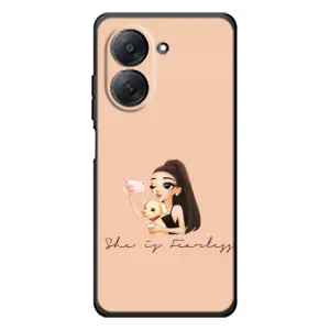 Силіконовый Чохол на Xiaomi Redmi A7 з картинкой Модных девушек (З собакою)