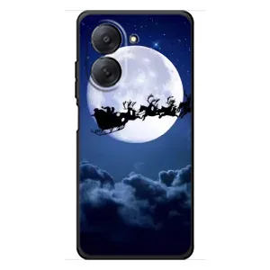 Чехол Санта Клаус для Xiaomi Redmi A7 (Санта - луна)