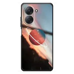 Чехол (ТПУ) с планетами на Xiaomi Redmi A7 (Сатурн)