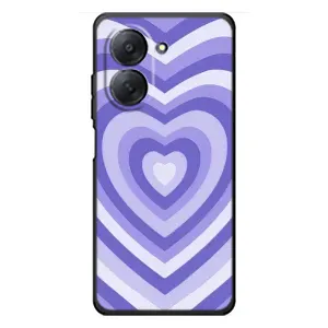 Чехлы с тематикой "Маленькие Сердечки" на Xiaomi Redmi A7 (Сердце фиолет)