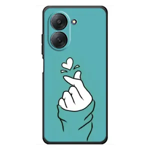 Чехлы (Знак сердечка) на Xiaomi Redmi A7 (Сердечко на бирюзовом)