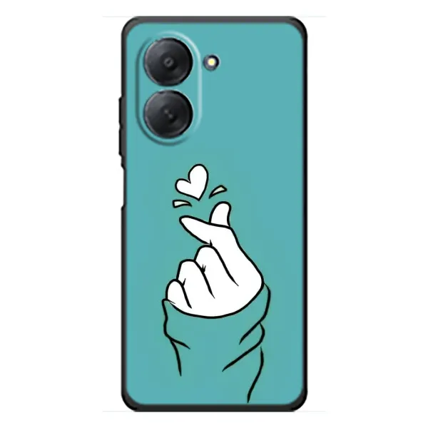 Чехол с рисунком «Сердечко на бирюзовом» для Xiaomi Redmi A7 Чехол с рисунком «Сердечко на бирюзовом» для Xiaomi Redmi A7