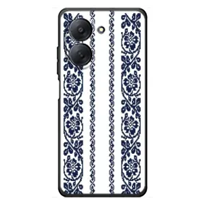 Силиконовый Чехол на Xiaomi Redmi A7 с картинкой Вышиванки (Синяя вышиванка)