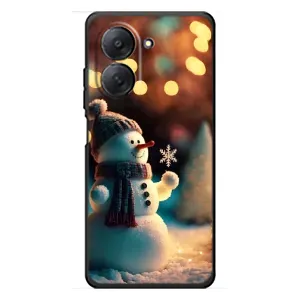 Чехлы на Новый Год Xiaomi Redmi A7 (Снеговик праздничный)