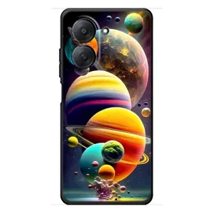 Чехол (ТПУ) с планетами на Xiaomi Redmi A7 (Солнечна система)