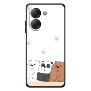 Чехлы с изображением разных животных для Xiaomi Redmi A7 (Удивленные медвеженки)