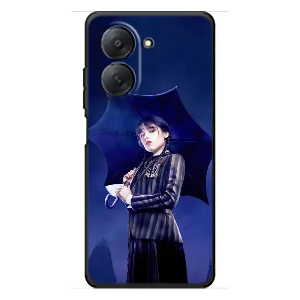 Чехол с рисунком «Уэнсдей с зонтом» для Xiaomi Redmi A7