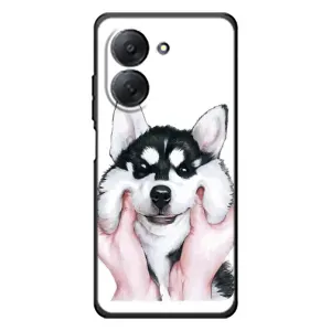 Бампер для Xiaomi Redmi A7 с картинкой "Песики" (Собака Хаски)