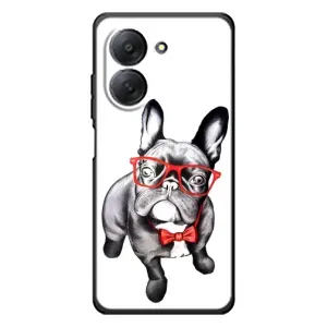 Бампер для Xiaomi Redmi A7 с картинкой "Песики" (В очках)