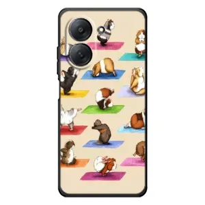 Чохол з Прикольним Принтом на Xiaomi Redmi A7 (Йога свинок)