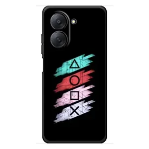 Чехол с рисунком «Значки Sony» для Xiaomi Redmi A7