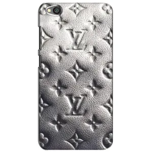 Текстурный Чехол Louis Vuitton для Редми Го (Бежевый ЛВ)