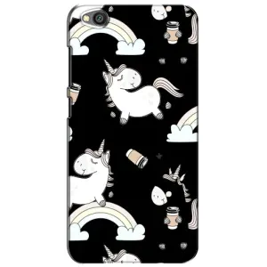 Чехол Unicorn на Xiaomi Redmi Go (Единорог с кофе)