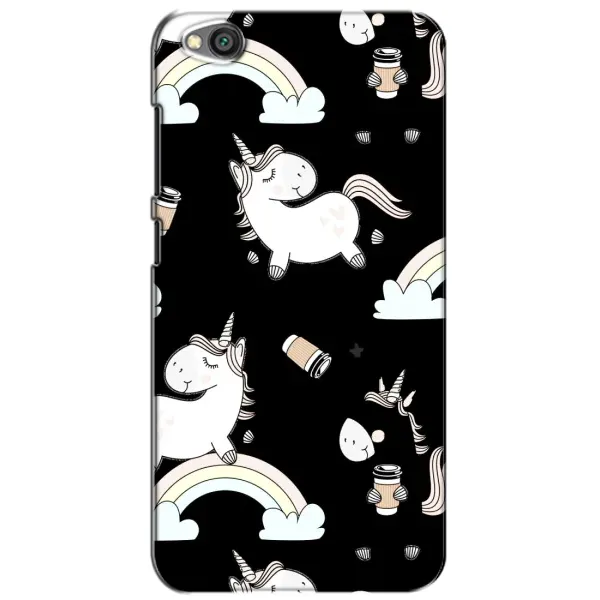 Чехол с рисунком «Единорог с кофе» для Xiaomi Redmi Go Чехол с рисунком «Единорог с кофе» для Xiaomi Redmi Go
